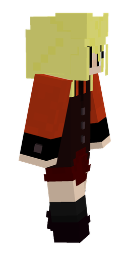 Black skin: body, right side render