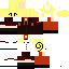 Black skin: raw texture render