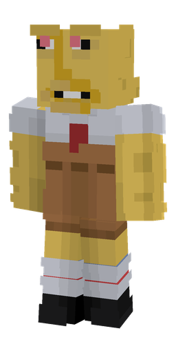 Blue skin: body, front render