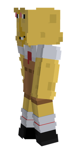 Blue skin: body, left side render