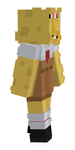 Blue skin: body, right side render