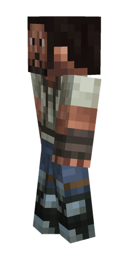 Black skin: body, left side render