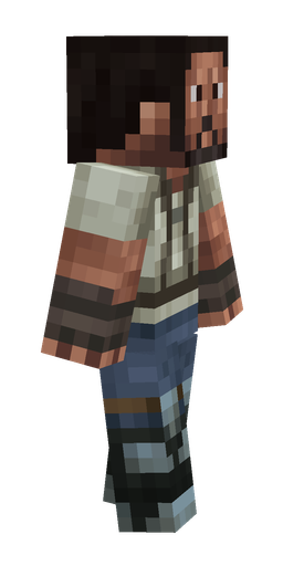 Black skin: body, right side render