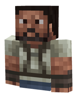 Black skin: bust render
