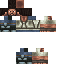 Black skin: raw texture render