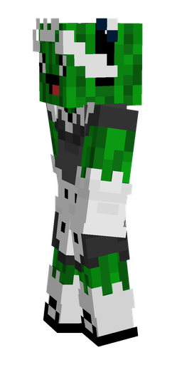 Black skin: body, left side render
