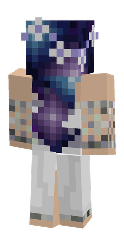 Blue skin: body, back render