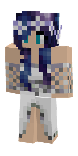 Blue skin: body, front render