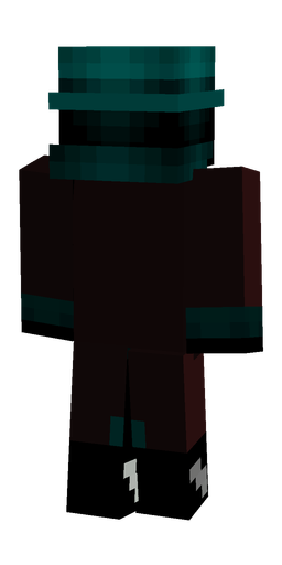 Black skin: body, back render