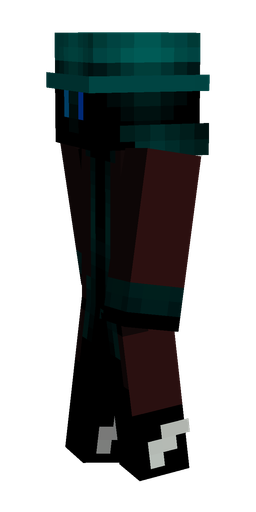 Black skin: body, left side render