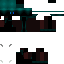 Black skin: raw texture render