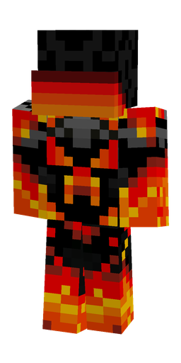 Black skin: body, back render