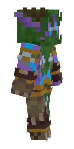 Brown skin: body, right side render
