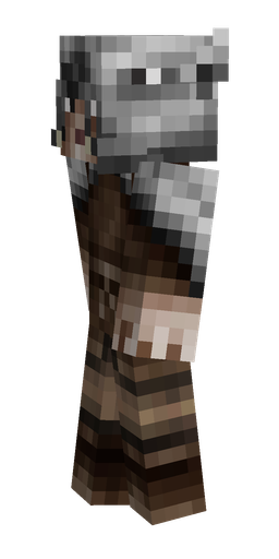 Black skin: body, left side render