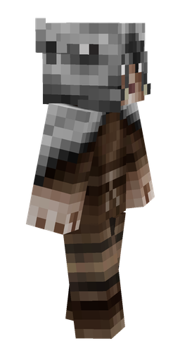 Black skin: body, right side render