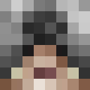 Black skin: face render
