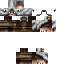 Black skin: raw texture render