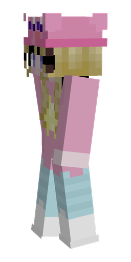Blue skin: body, left side render