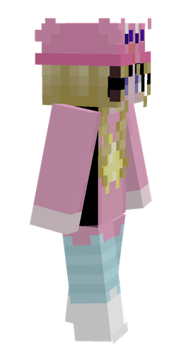 Blue skin: body, right side render