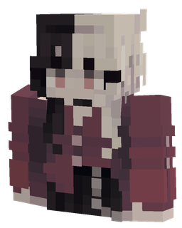 Black skin: bust render