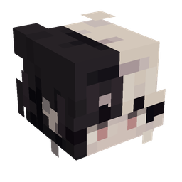 Black skin: head render