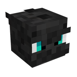 Black skin: head render