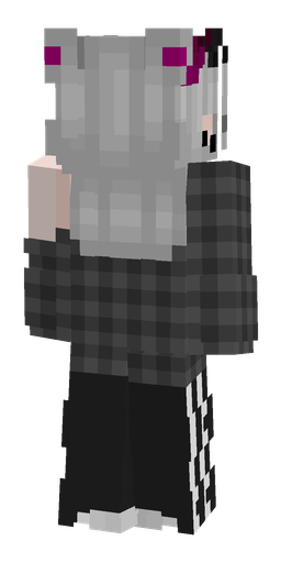 Black skin: body, back render