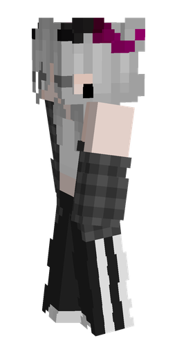 Black skin: body, left side render