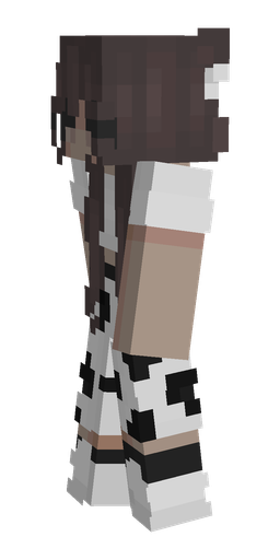 Black skin: body, left side render