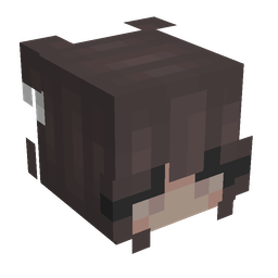 Black skin: head render