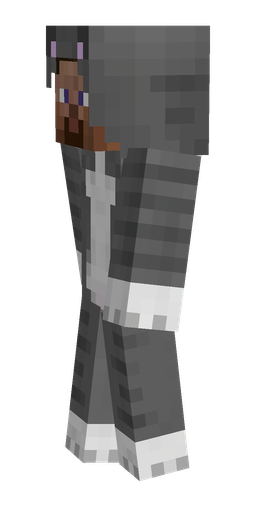Black skin: body, left side render