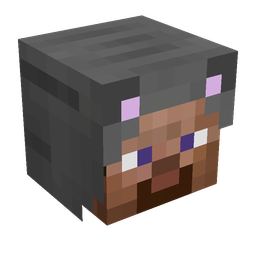 Black skin: head render