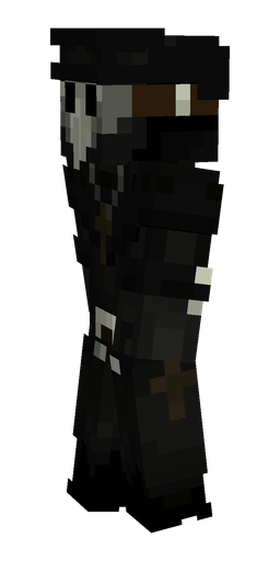 Black skin: body, left side render