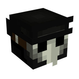 Black skin: head render