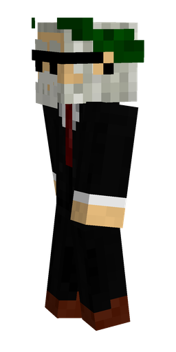 Black skin: body, left side render