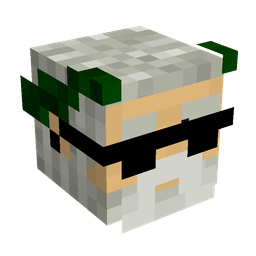 Black skin: head render