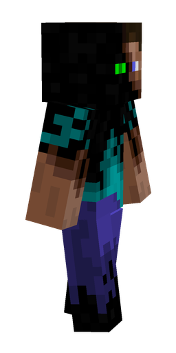 Black skin: body, right side render