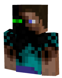 Black skin: bust render