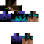 Black skin: raw texture render