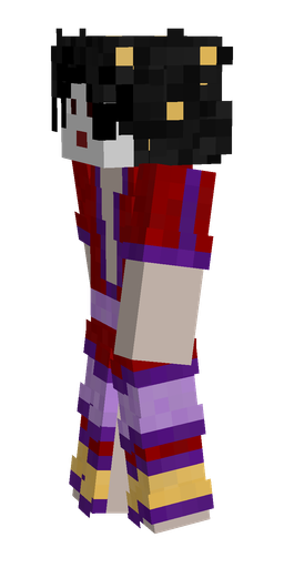 Orange skin: body, left side render