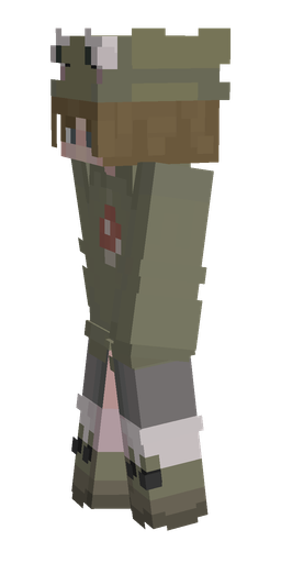 Dark skin: body, left side render