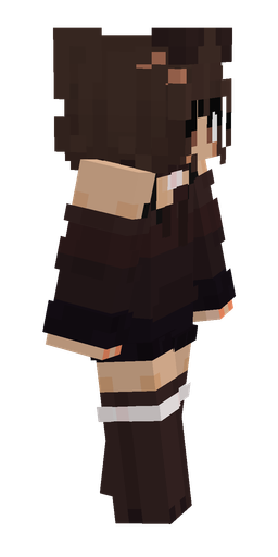 Brown skin: body, right side render