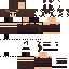 Brown skin: raw texture render