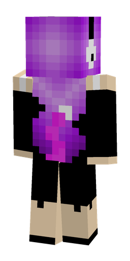 Black skin: body, back render