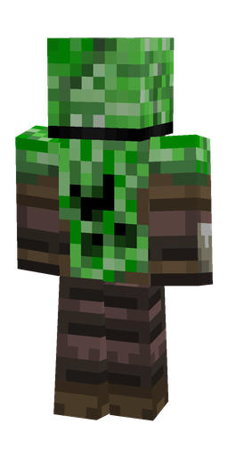 Brown skin: body, back render