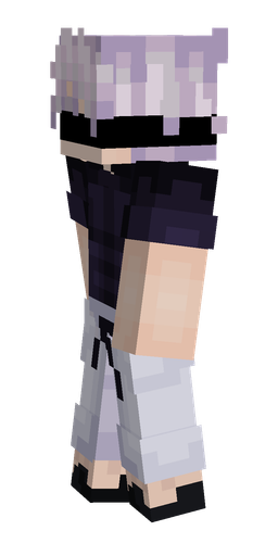 Black skin: body, left side render