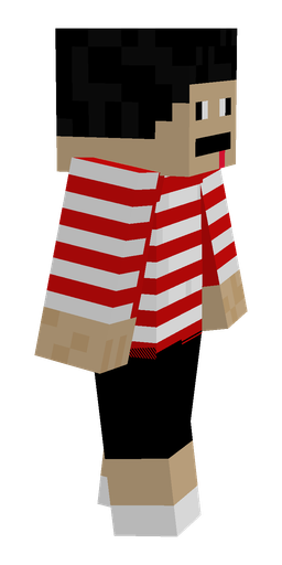 Black skin: body, right side render