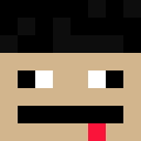 Black skin: face render