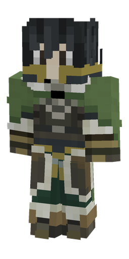Black skin: body, front render