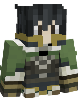 Black skin: bust render